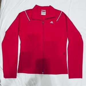 Adidas Women's Wind Running Jacket Bright Pink Size M ClimaCool